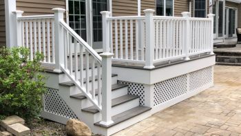 Deck building in Bolton by Torres Construction & Painting, Inc.