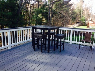 After Deck Painting in Framingham, MA