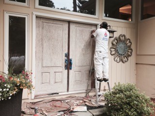 Exterior Door Refinishing in South Natick, MA