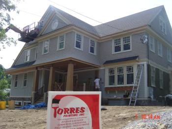 Exterior painting in Dorchester, MA.