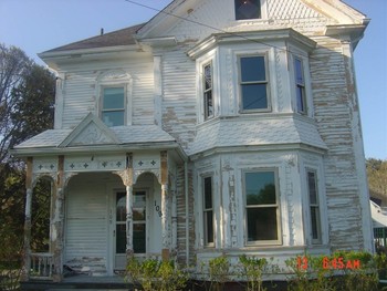 Before picture of an Old Victorian home in Cape Cod, MA  